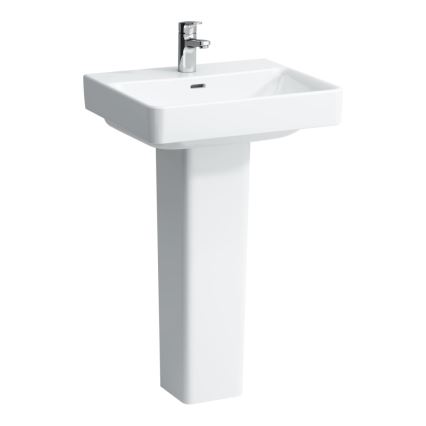 LAUFEN H8109620001041 - Countertop/wall-hung PRO washbasin 55x46,5 cm ceramic/white