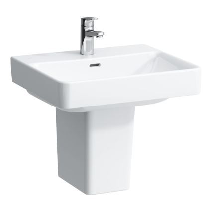 LAUFEN H8109620001041 - Countertop/wall-hung PRO washbasin 55x46,5 cm ceramic/white