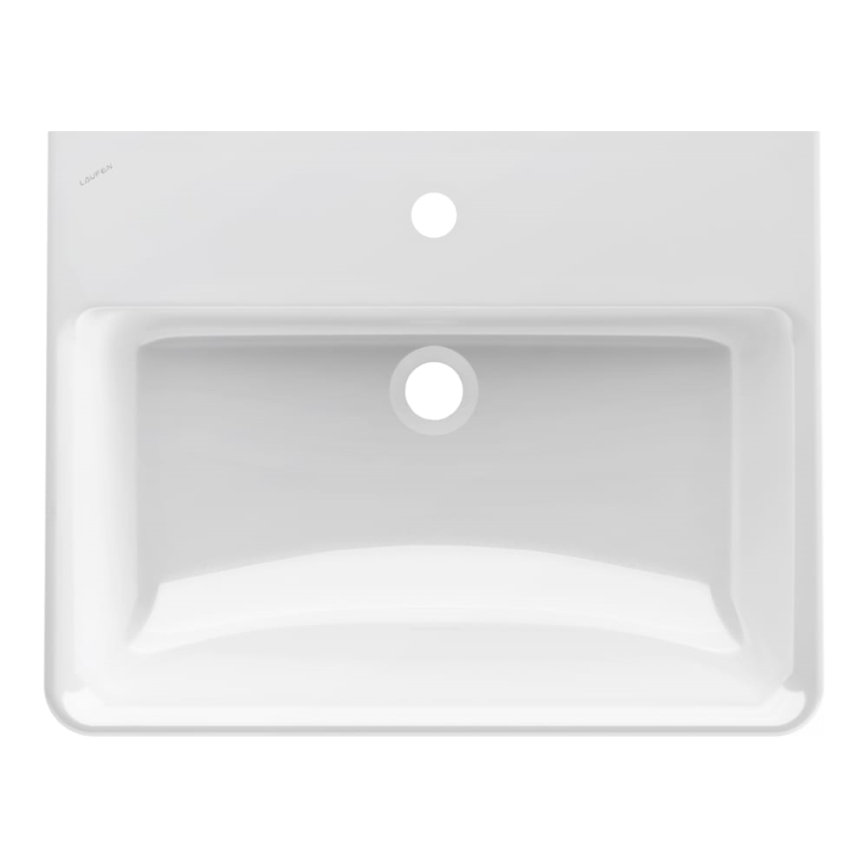 LAUFEN H8109630001041 - PRO Countertop/Wall-Mounted Washbasin 60 x 46.5 cm Ceramic/White