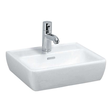 LAUFEN H8119510001041 - PRO 45x34 cm countertop/wall-mounted washbasin, ceramic/white