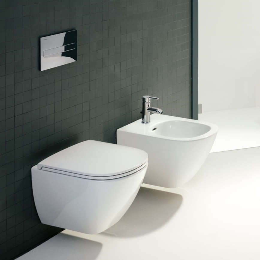 LAUFEN H8300810003021 - Wall-hung bidet LUA ceramics/white