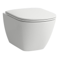 LAUFEN H8660800000001 - Wall-hung toilet LUA ceramic/white + toilet seat SoftClose LUA Duroplast/white