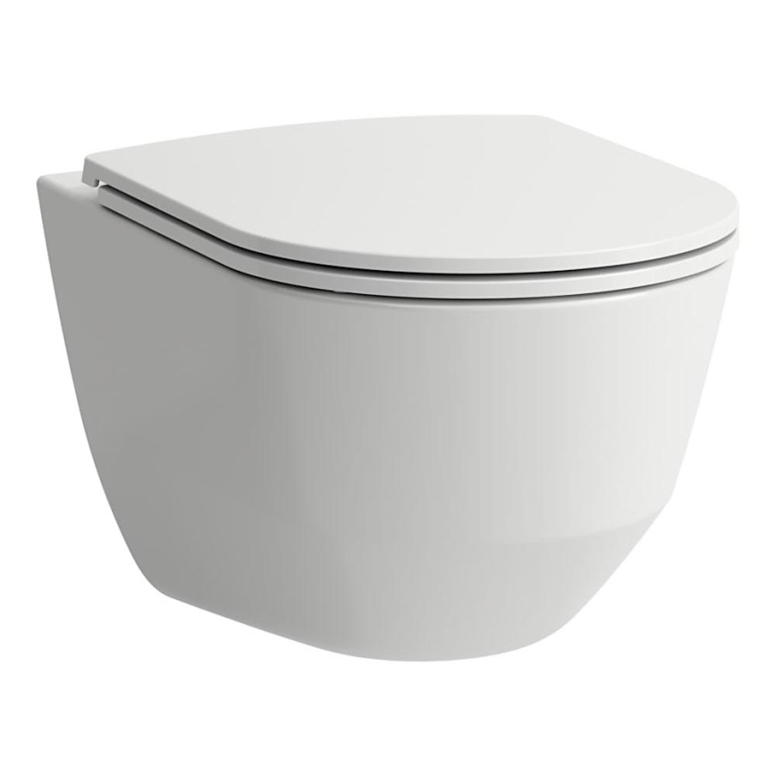LAUFEN H8669530000001 - PRO wall-hung toilet, ceramic/white + SoftClose PRO toilet seat, duroplast/white