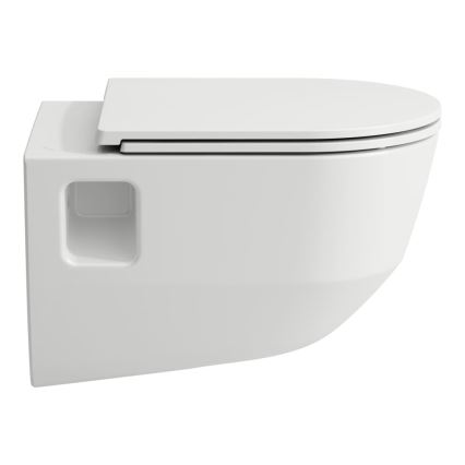 LAUFEN H8669540000001 - PRO wall-hung toilet ceramic/white + SoftClose PRO toilet seat duroplast/white