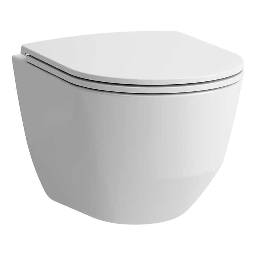 LAUFEN H8669550000001 - Wall-hung toilet PRO ceramic/white + SoftClose PRO toilet seat duroplast/white