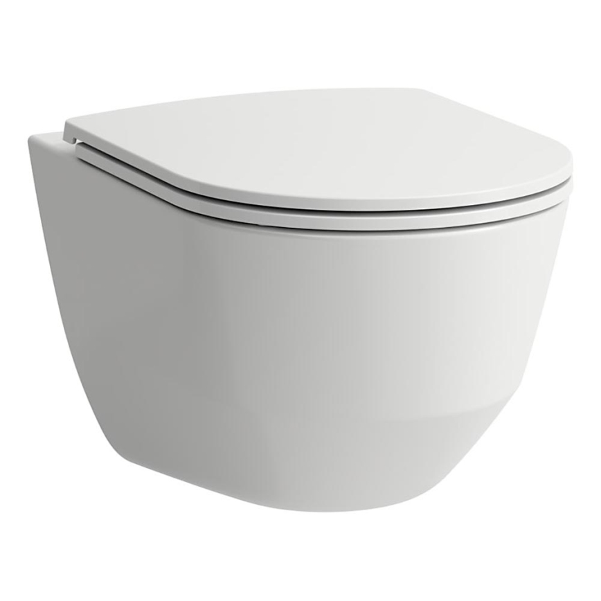 LAUFEN H8669570000001 - Wall-hung toilet PRO ceramic/white + SoftClose PRO toilet seat duroplast/white