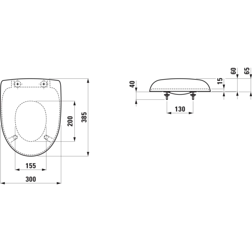 LAUFEN H8910303000001 - Children's toilet seat FLORAKIDS Duroplast/white