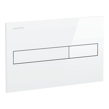 LAUFEN H8956610000001 - DUAL LIS Dual-Flush Plate, White