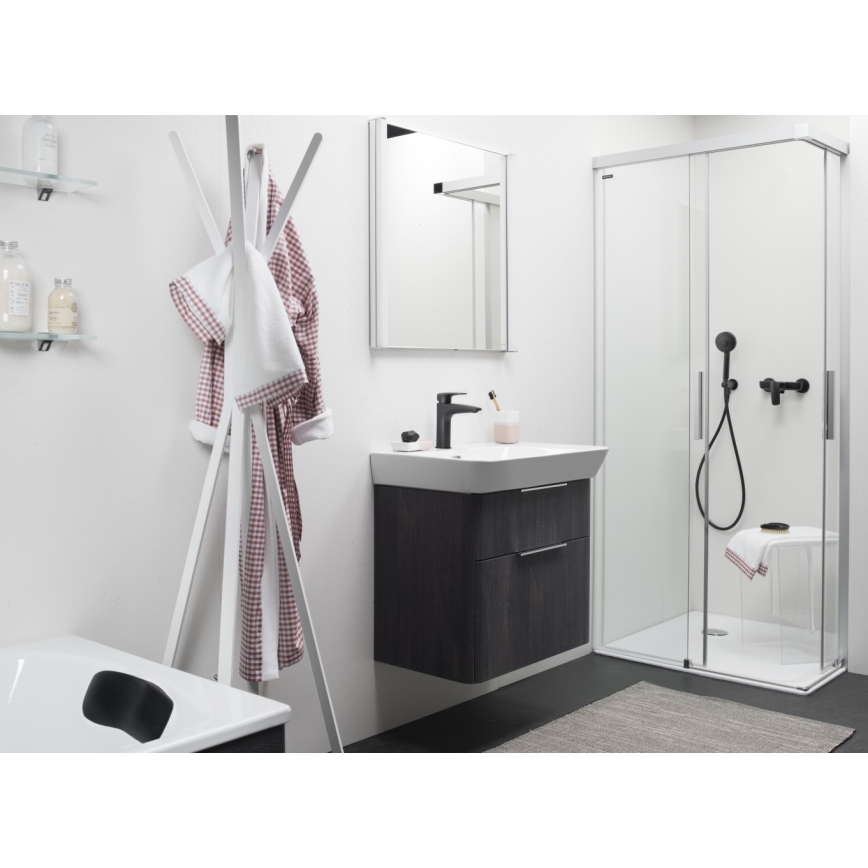 LAUFEN HF500702428000 - Basin tap LAURIN 16,2 cm titan matte black