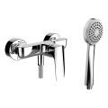 LAUFEN HF500750100600 - LAURIN Shower Set with Mixer Tap, Polished Chrome