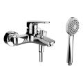 LAUFEN HF500760100600 - LAURIN Bathtub Set with Mixer Tap, Polished Chrome