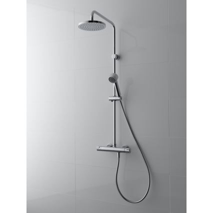 LAUFEN HF500957100600 - Shower set with thermostatic tap CITYPRO shiny chrome