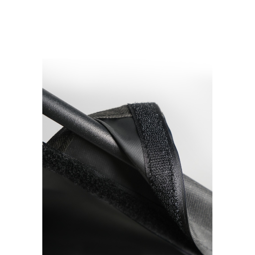 Laundry basket 75x70 cm black