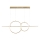 LAURA LED/42W/230V Cable‑Suspended LED Chandelier, Gold