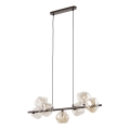 LAVA Cable Pendant Light 7xG9/8W/230V — Bronze / Smoky Beige
