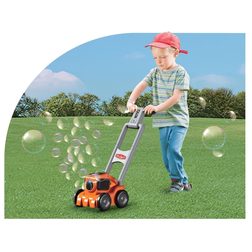 Lawn Mower with Bubble Blower and Light 4xAA