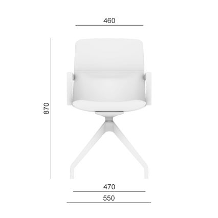 LD Seating - Office chair FLEXI orange