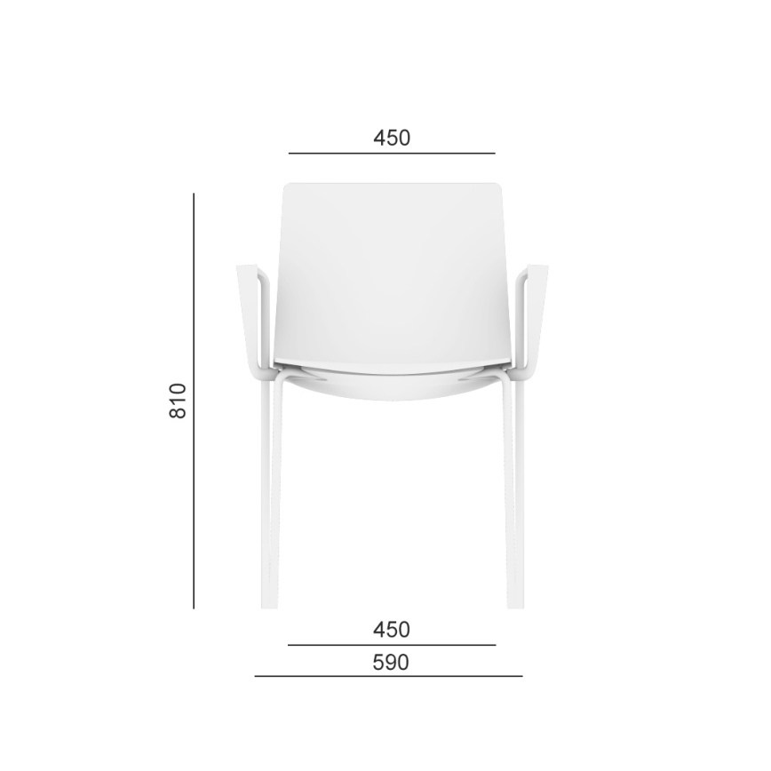 LD Seating - Office chair SKY white/black