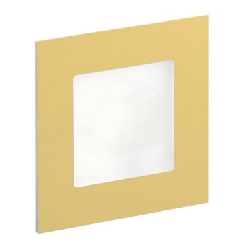 LDST AN-01-SZ-BZ9 - LED staircase light ANGEL 9xLED/1,2W/230V golden 6500K