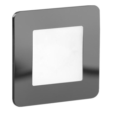 LDST DI-01-CB-BZ9 - LED staircase light DIANA 9xLED/1,2W/230V glossy black 6500K
