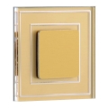 LDST KE-01-SZ-BC8 - LED staircase light KELLY 8xLED/1,2W/230V golden 3500K