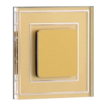 LDST KE-01-SZ-BC8 - LED staircase light KELLY 8xLED/1,2W/230V golden 3500K