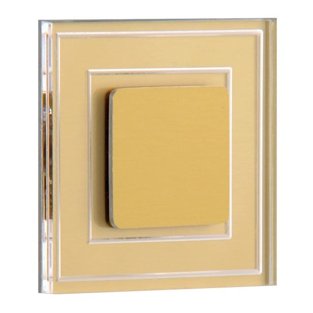 LDST KE-01-SZ-BC8 - LED staircase light KELLY 8xLED/1,2W/230V golden 3500K