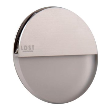 LDST RO-01-SS-BZ4 - LED staircase light ROBIN 4xLED/1.2W/230V matte chrome