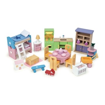 Le Toy Van - Complete set of dollhouse furniture Starter