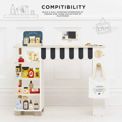 Le Toy Van - Market stand with cash register and accessories