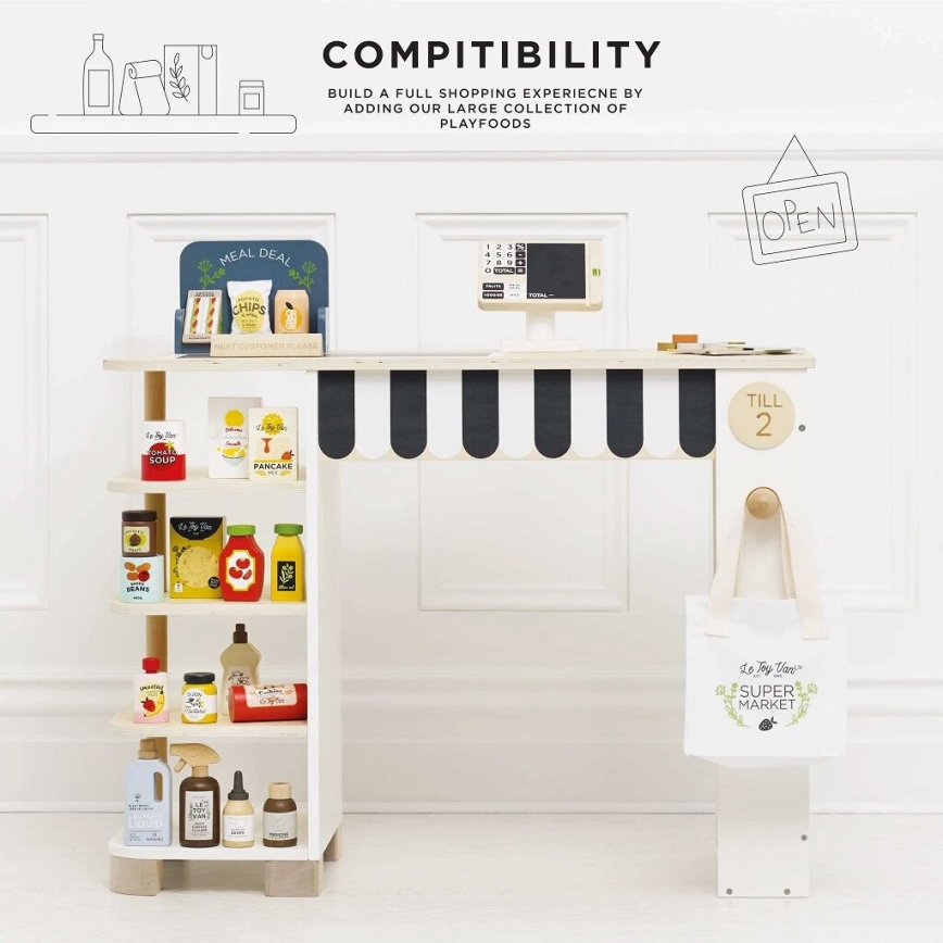 Le Toy Van - Market stand with cash register and accessories