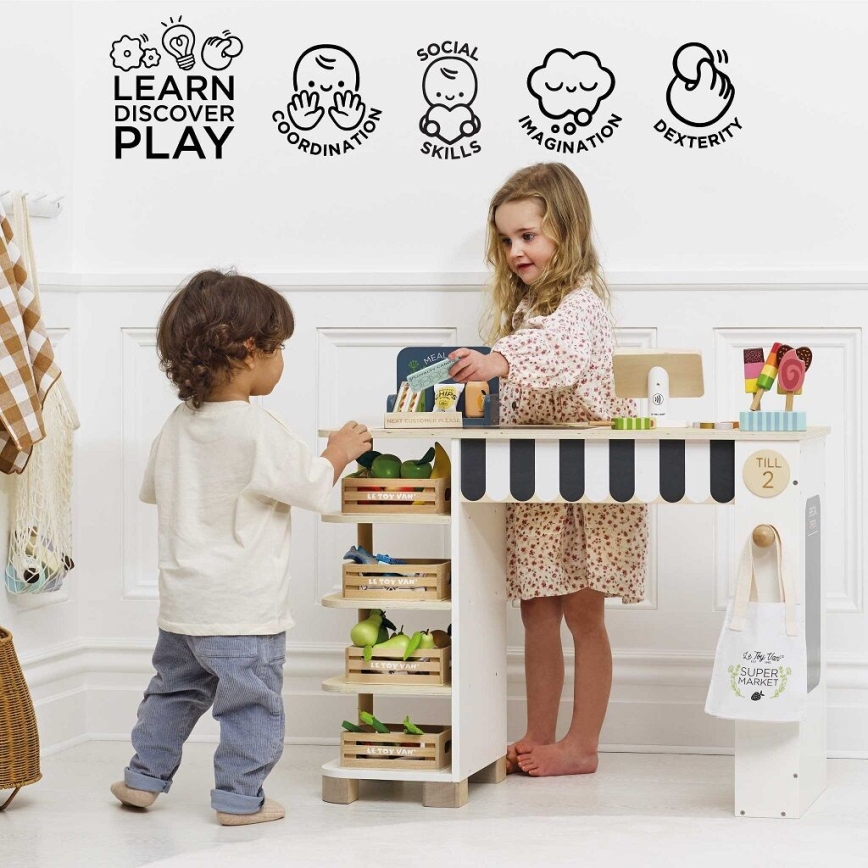 Le Toy Van - Market stand with cash register and accessories