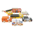 Le Toy Van - Set of rescue cars with helicopter