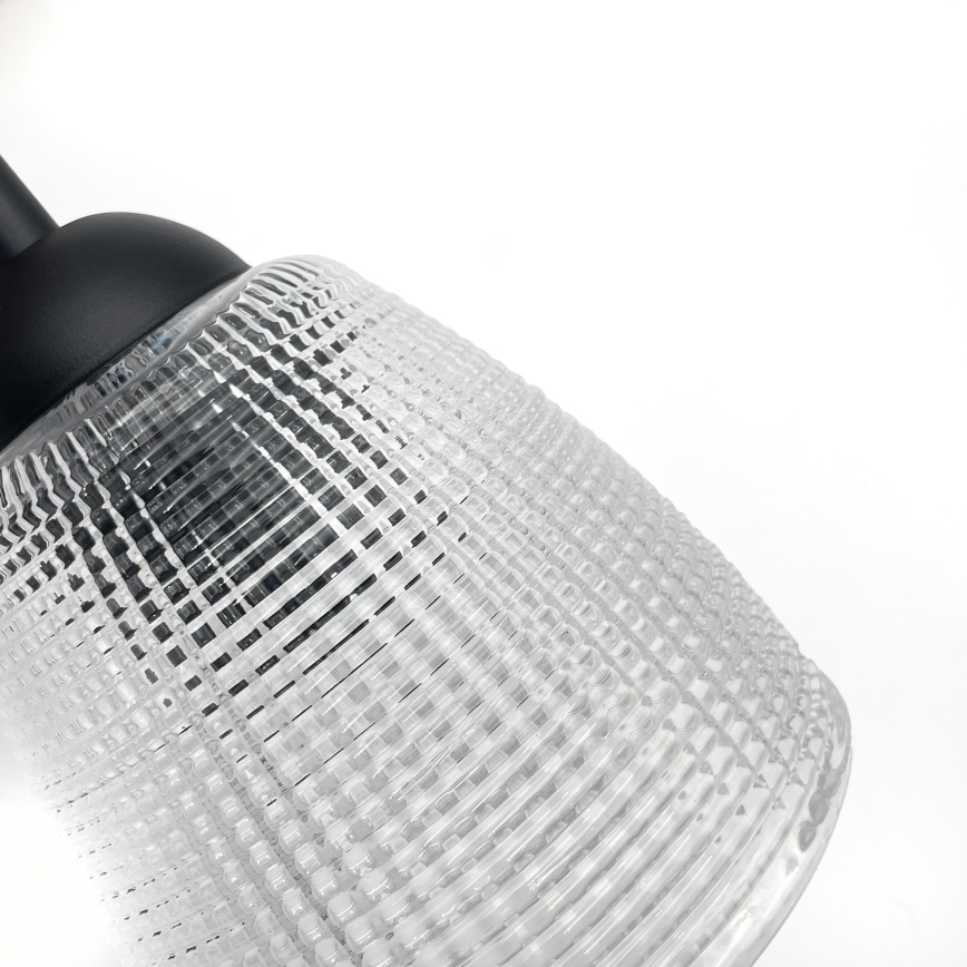 LEANDRA cable pendant light 1xE27/15W/230V oak/black