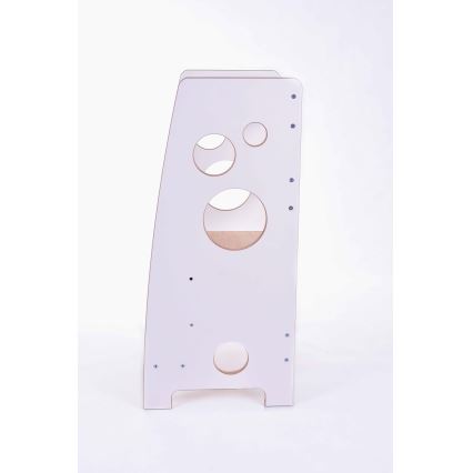 Learning tower LINDA white/maple