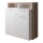 LEBY Chest of Drawers Sonoma Oak/White
