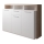 LEBY Chest of Drawers Sonoma Oak/White