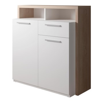 LEBY dresser in Sonoma oak/white