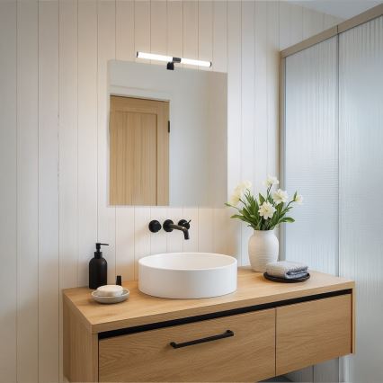 LED 2-in-1 Bathroom Mirror Light APA LED/6W/230V 40 cm IP44 Black