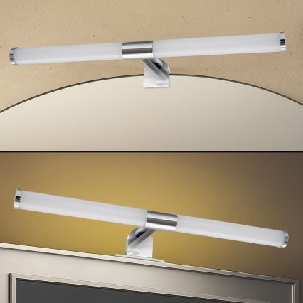 LED 2-in-1 bathroom mirror light APA LED/6W/230V 40 cm IP44 polished chrome