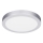 LED 2-in-1 Surface-mounted/Recessed Panel 24W/230V 3000/4000/6000K Ø 30 cm IP54 Silver