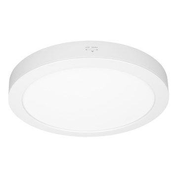 LED 2-in-1 surface/recessed panel 18W/230V 3000/4000/6000K Ø22.5 cm IP54 white