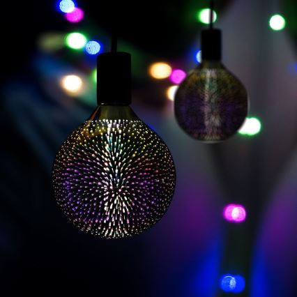 LED 3D Decorative bulb FILAMENT G125 E27/4W/230V 3000K