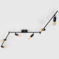 LED 6-Light Spotlight, 6x E27, 6.5W, 230V, Black