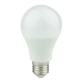 LED A60 bulb with motion and dusk sensor, E27 base, 9W, 230V, 3000K
