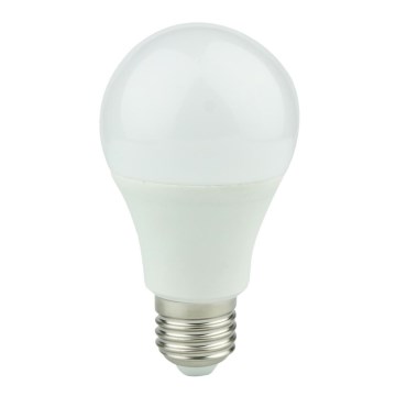 LED A60 bulb with motion and dusk sensor, E27 base, 9W, 230V, 3000K