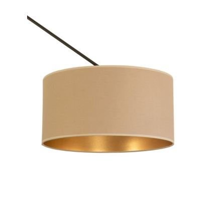 LED Adjustable Rod Pendant Light GORTA 1xE27/60W/230V Beige/Gold