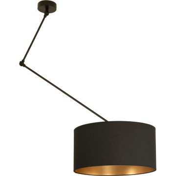 LED Adjustable Rod Pendant Light GORTA 1xE27/60W/230V Black/Gold