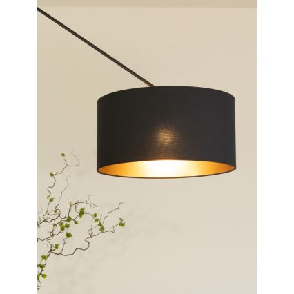 LED Adjustable Rod Pendant Light GORTA 1xE27/60W/230V Black/Gold
