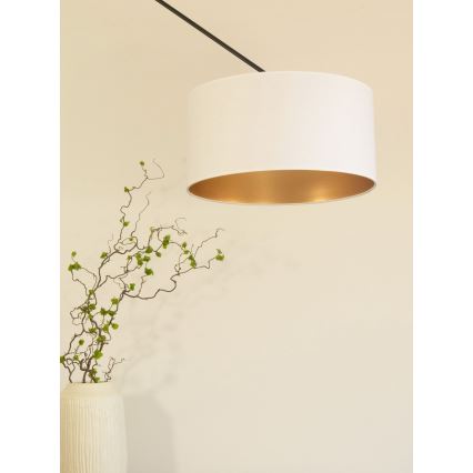 LED Adjustable Rod Pendant Light GORTA 1xE27/60W/230V White/Gold